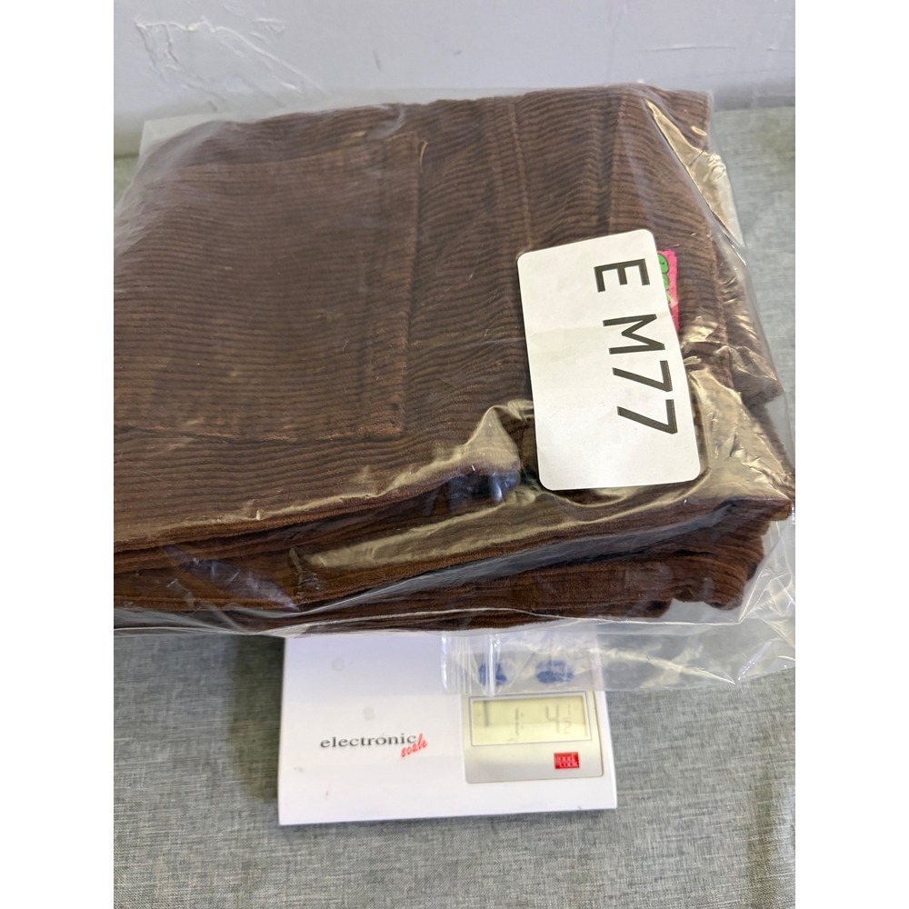 Empyre Corduroy Pants Womens 4 Brown Skate Y2K High Waisted Straight Leg - Picture 12 of 12